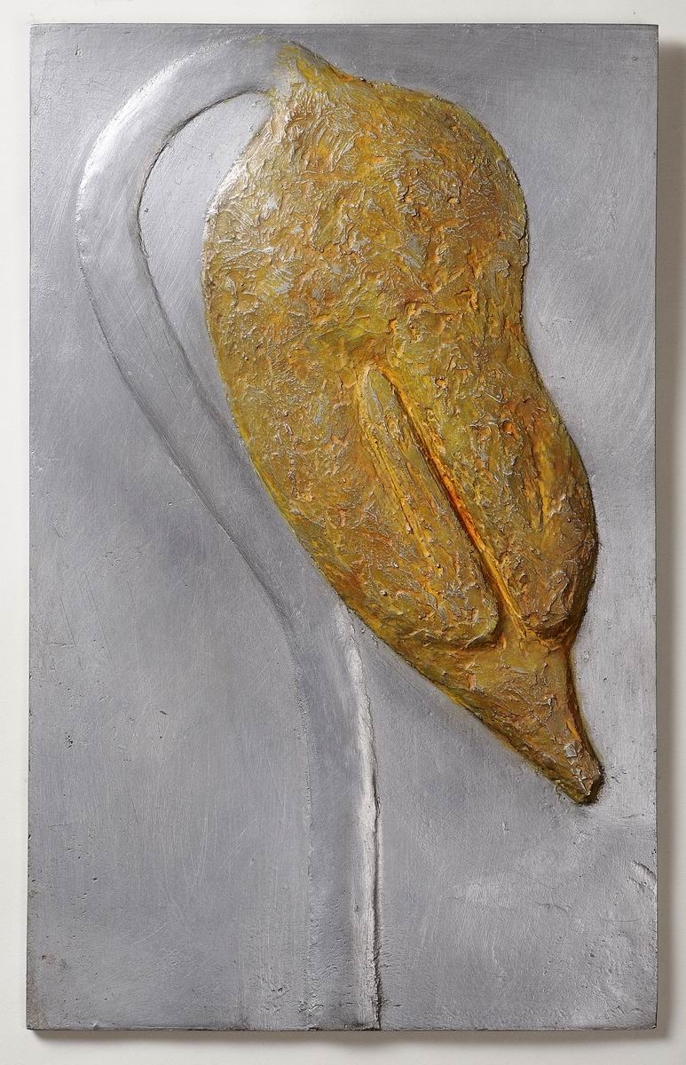 2010,Květ plodu II ,cín, 35x20 cm