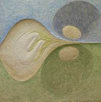 Landscape of Fruit,plaster,2007,100x100 cm