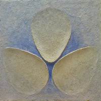 Imprint of the spring II,plaster,2007,50x50cm