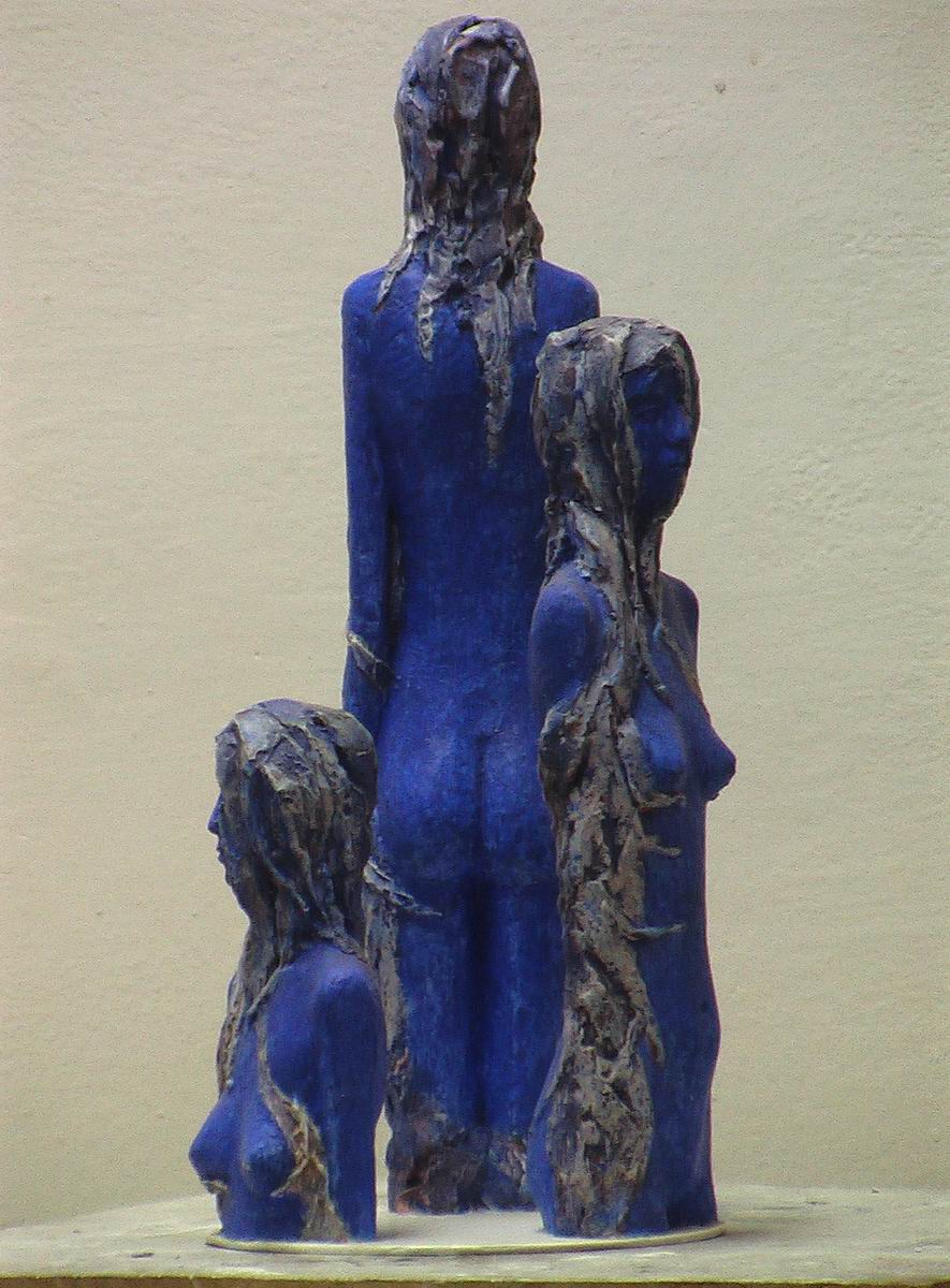 2006,Dívčí pramenište ,sádra, 32 cm