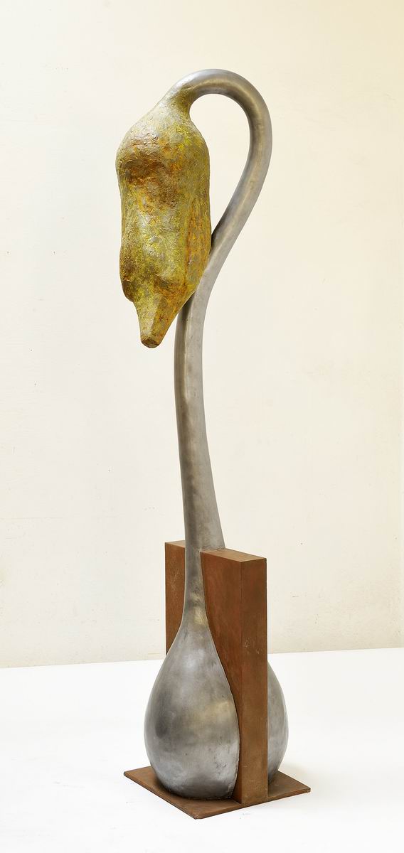 2009,Květ plodu I ,kov, 182 cm
