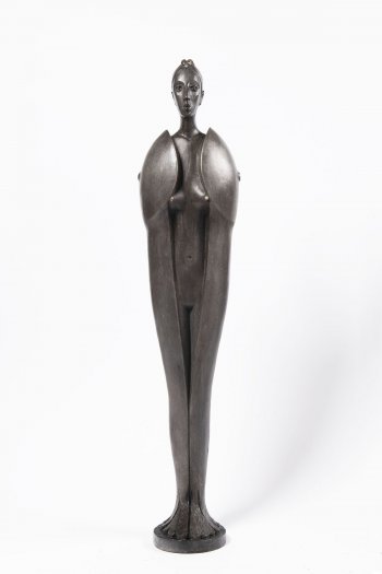 Vakýra III, 69 cm, Bronz, Valkyrie, 69 cm, Bronze