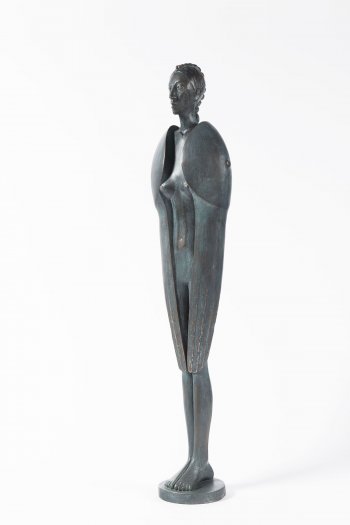 Valkýra II, 69 cm, Bronz, Valkyrie, 69 cm, Bronze
