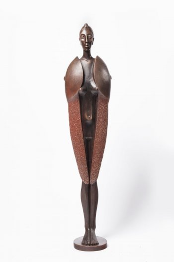 Valkýra IV, 69 cm, Bronz 2022, Valkyrie, 69 cm, Bronze