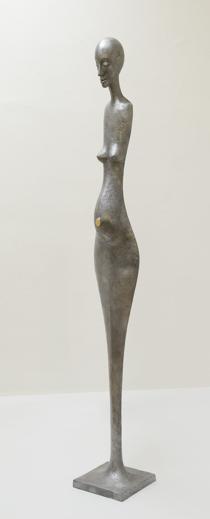 2014, Počátek- socha pro Rozárku, kompozit barevných kovů, 213cm, 2014, The beginning-a statuefor Rozalie, metal, 213 cm.jpg